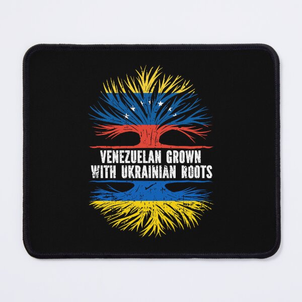 Item preview, Venezuelan Grown with Ukrainian Roots Flag designed and sold by CosmoKitsch.