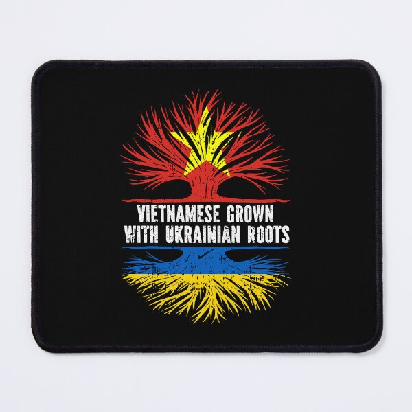 Item preview, Vietnamese Grown with Ukrainian Roots Flag designed and sold by CosmoKitsch.