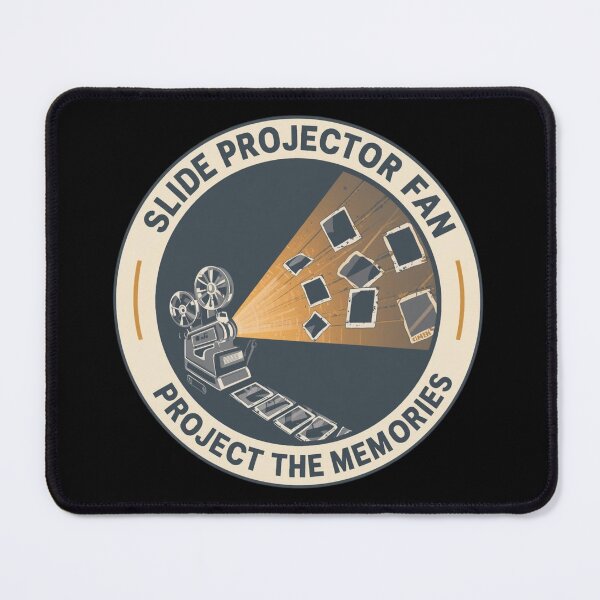 Item preview, Slide Projector Fan – Retro Photo Nights designed and sold by KapiPrint.