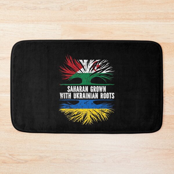 Item preview, Saharan Grown with Ukrainian Roots Flag designed and sold by CosmoKitsch.