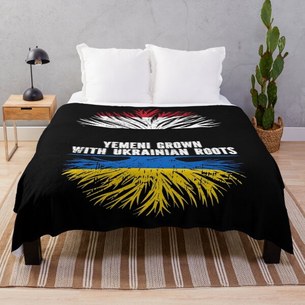Item preview, Yemeni Grown with Ukrainian Roots Flag designed and sold by CosmoKitsch.