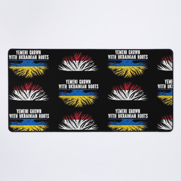 Item preview, Yemeni Grown with Ukrainian Roots Flag designed and sold by CosmoKitsch.