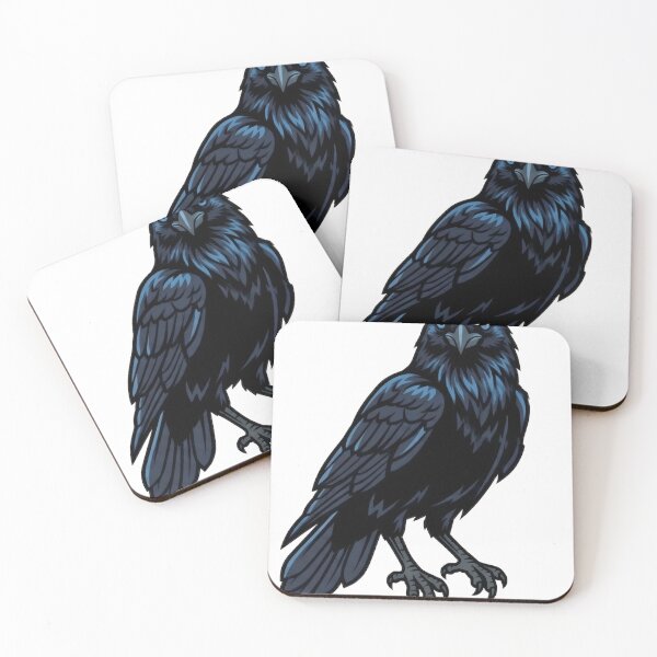 Item preview, Gothic Raven Crow Artwork Minimal Style designed and sold by DigitalGremlin.