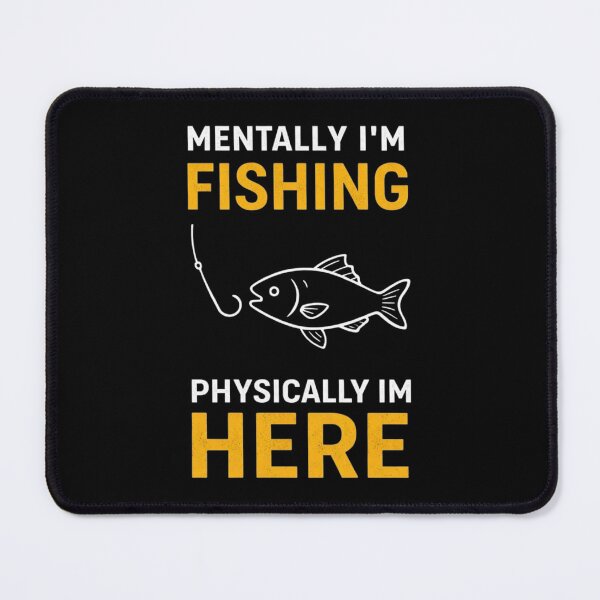 Item preview, Mentally I’m Fishing Shirt – Funny Fishing Quote – Minimal Fisherman Design designed and sold by Tropivaro.