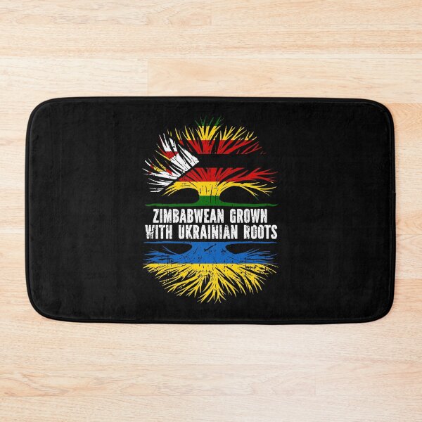 Item preview, Zimbabwean Grown with Ukrainian Roots Flag designed and sold by CosmoKitsch.