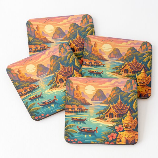 Item preview, Phuket Thailand Travel Poster designed and sold by MatthewHeights.