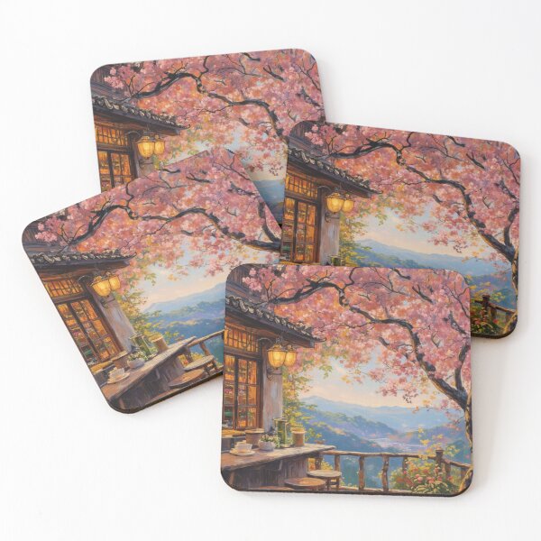 Item preview, Charming Cherry Blossom Cafe designed and sold by Mary Spencer.