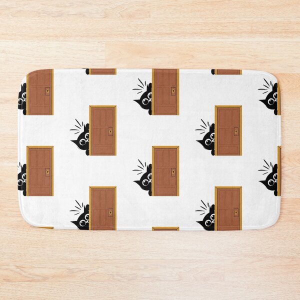 Item preview, Cat behind the door designed and sold by MandySony.