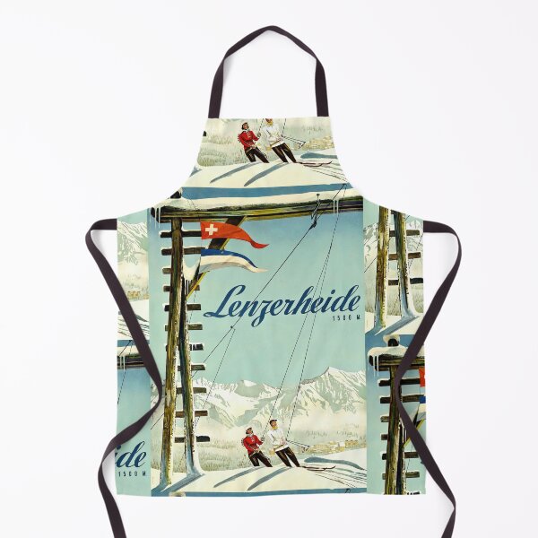 Item preview, Vintage Travel Poster | Lenzerheide Swiss Alps | Mid-Century Style Art | Ski Resort Adventure & Mountain Getaway | 1500 M Altitude designed and sold by artofuniverse.