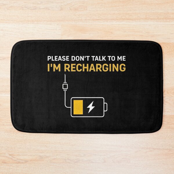 Item preview, Please Don’t Talk To Me Shirt – I’m Recharging – Introvert Funny Design designed and sold by Tropivaro.