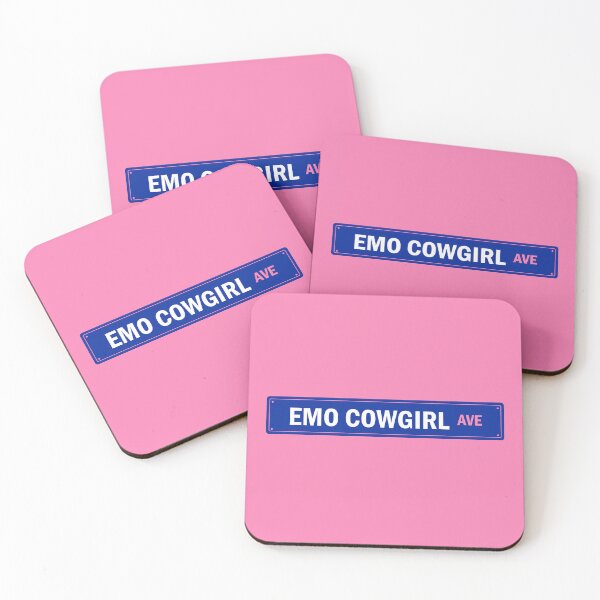 Item preview, Emo Cowgirl Avenue. Blue And Pink Gothic. Street Sign. designed and sold by CoCoArt-Ua.