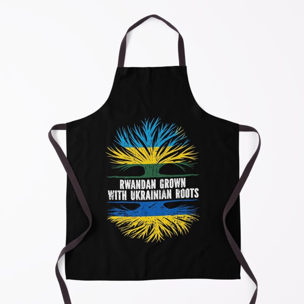 Item preview, Rwandan Grown with Ukrainian Roots Flag designed and sold by CosmoKitsch.