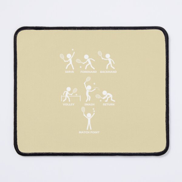 Item preview, Serve Forehand Backhand Volley Smash Return Match Point Tennis Player Tennis Lover designed and sold by Bouufarte.