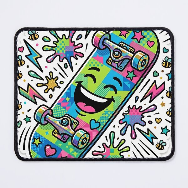Item preview, Skateboard Pop Art Bold Colorful Skate Culture Sticker designed and sold by Poppy Volt.
