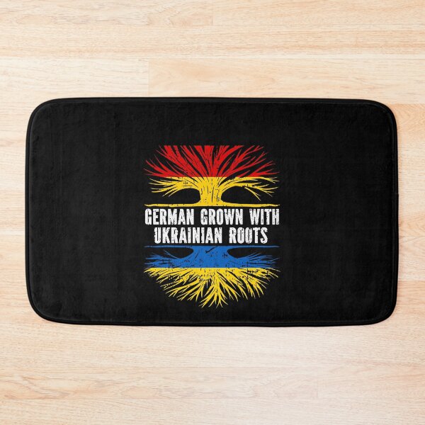 Item preview, German Grown with Ukrainian Roots Flag designed and sold by CosmoKitsch.