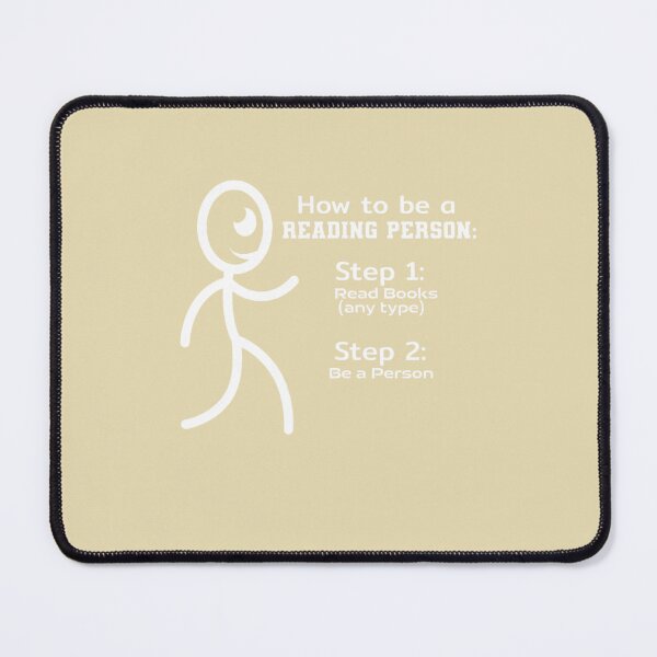 Item preview, How To Be A Reading Person: Step 1: Read Books (Any Type) Step 2: Be A Person Book Lover Humor designed and sold by Bouufarte.