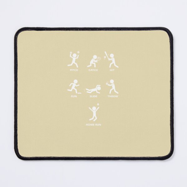 Item preview, Pitch Catch Hit Run Slide Throw Home Run Baseball Player Coach Fan designed and sold by Bouufarte.