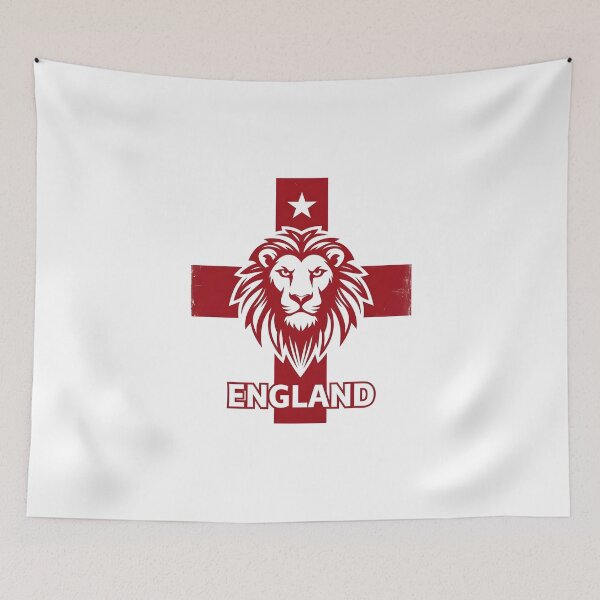 Item preview, England Patriotic Lion Crest | St George Cross Football designed and sold by dudelinart.