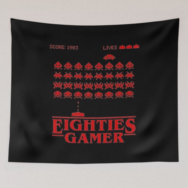 Aperçu de l'œuvre Hommage Retro Arcade – Design “Eighties Gamer” Pixel Art créée et vendue par Wawan35200.