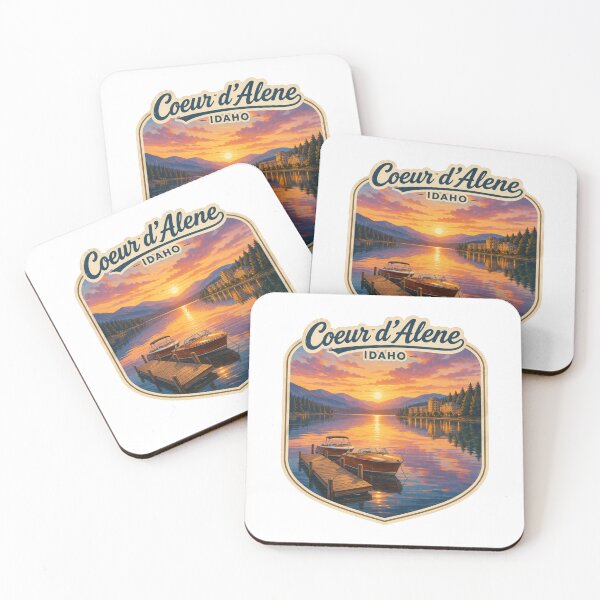 Item preview, Coeur d'Alene Idaho designed and sold by PamLeeDesign.