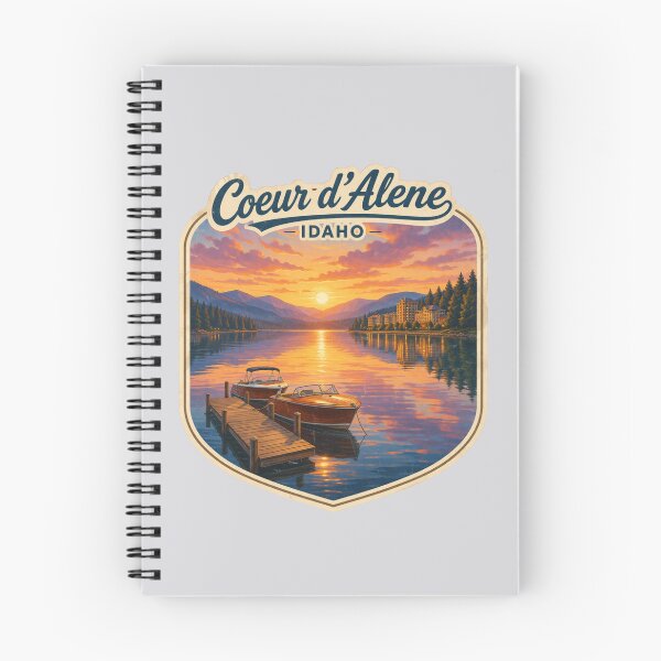 Item preview, Coeur d'Alene, Idaho designed and sold by PamLeeDesign.