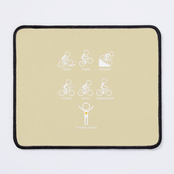 Item preview, Pedal Climb Descent Sprint Draft Endurance Yellow Jersey Cyclist designed and sold by Bouufarte.