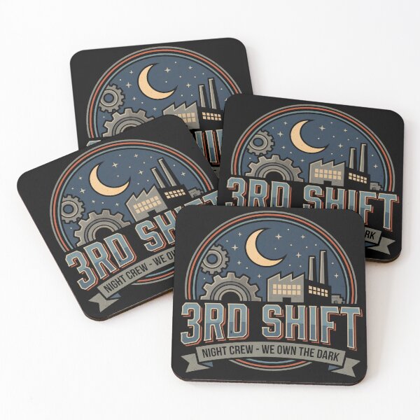 Item preview, 3rd Shift Night Crew. We Own the Dark Overnight Factory Worker designed and sold by Milasneeze.