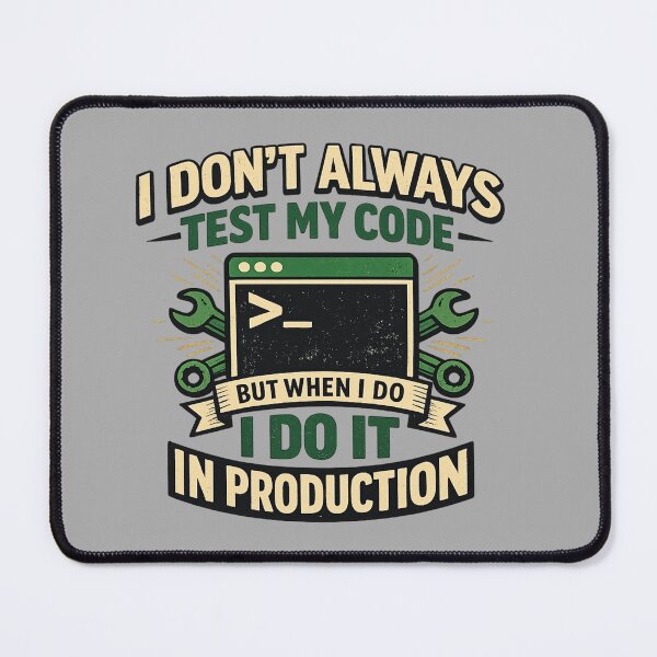 Item preview, I Don’t Always Test My Code But When I Do I Do It In Production designed and sold by AndreBarnard.
