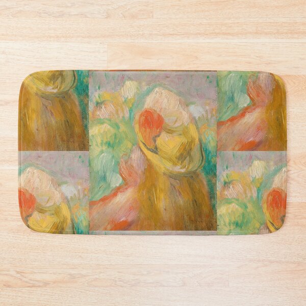 Item preview, Petite Fille Au Chapeau Jaune by Pierre-Auguste Renoir: Impressionist Wall Art designed and sold by artofuniverse.