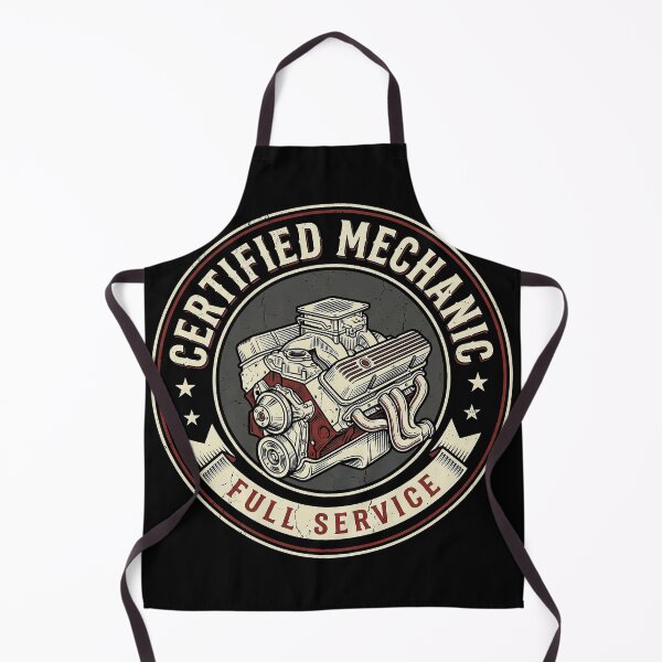Item preview, Certified Mechanic Vintage Garage Badge T-Shirt designed and sold by SayIt-Wear.