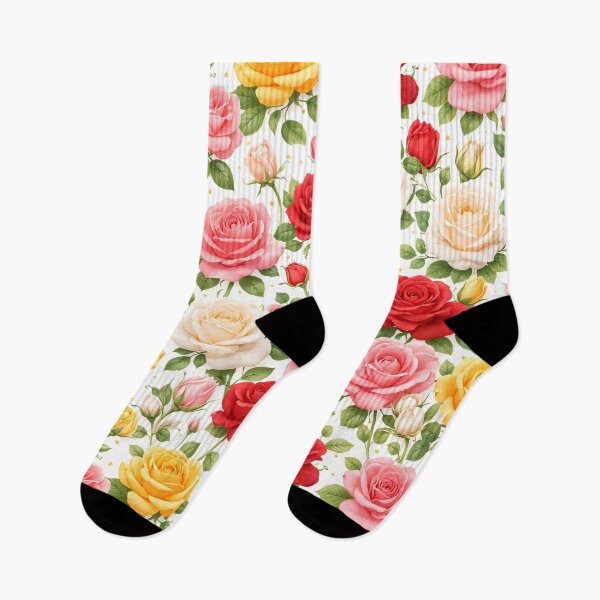 Item preview, Colorful Roses Pattern designed and sold by AureliasDesignStudio.