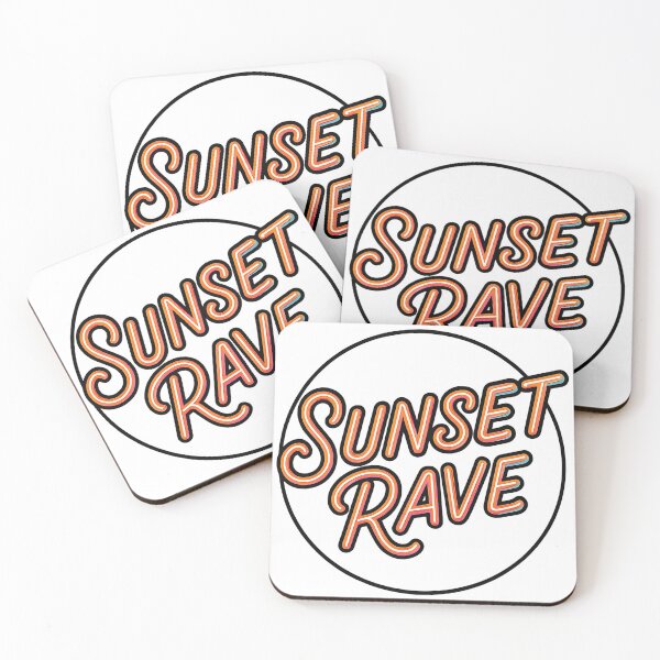 Artikelvorschau, Sunset Rave – Neon-Retro-Rave-Ästhetik entworfen und verkauft von |TRSSHOP|.