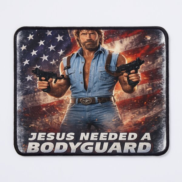 Item preview, Jesus Needed A Bodyguard Retro Action designed and sold by Agrawal Fashion .