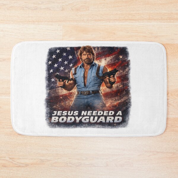Item preview, Jesus Needed A Bodyguard Retro Action designed and sold by Agrawal Fashion .