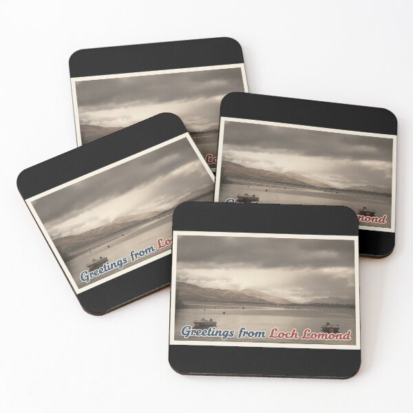 Item preview, Greetings From Loch Lomond - Vintage Scotland Postcard designed and sold by Loom on the Loch.