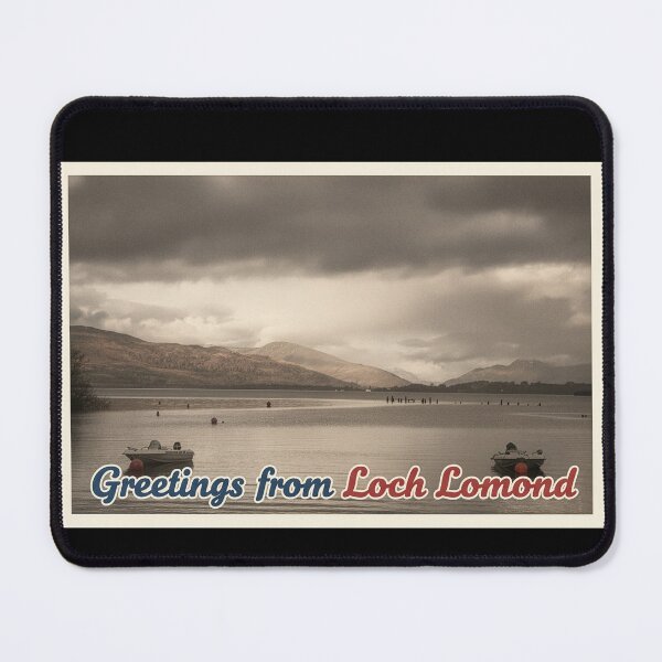 Item preview, Greetings From Loch Lomond - Vintage Scotland Postcard designed and sold by Loom on the Loch.