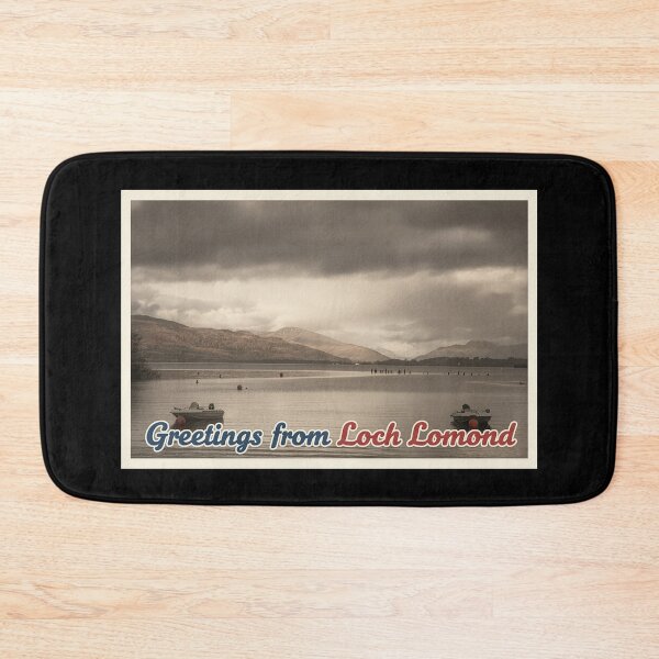 Item preview, Greetings From Loch Lomond - Vintage Scotland Postcard designed and sold by Loom on the Loch.