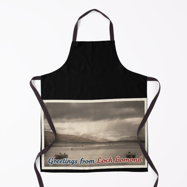 Item preview, Greetings From Loch Lomond - Vintage Scotland Postcard designed and sold by Loom on the Loch.
