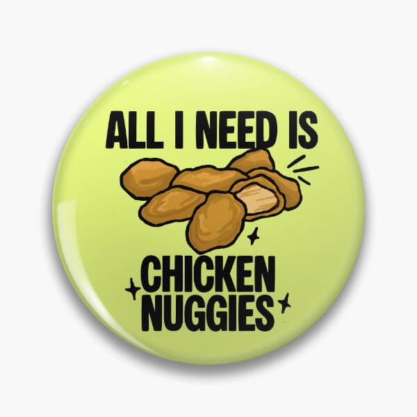 Item preview, All I Need Is Chicken Nuggies (Light Lime Green) designed and sold by CDPrintsDesigns.