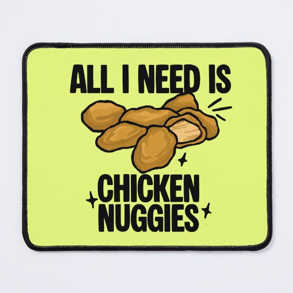 Item preview, All I Need Is Chicken Nuggies (Light Lime Green) designed and sold by CDPrintsDesigns.