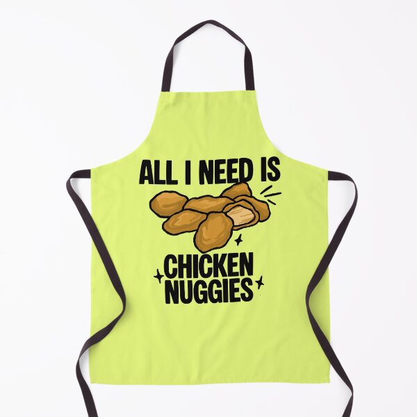 Item preview, All I Need Is Chicken Nuggies (Light Lime Green) designed and sold by CDPrintsDesigns.
