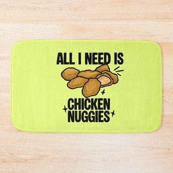 Item preview, All I Need Is Chicken Nuggies (Light Lime Green) designed and sold by CDPrintsDesigns.