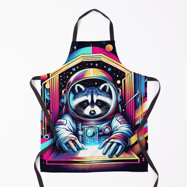 Item preview, astronaut raccoon designed and sold by Dogandesighn.