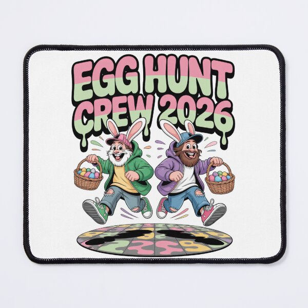 Item preview, Egg Hunt Crew 2026 Funny Easter Bunny Squad T-Shirt V1 designed and sold by DarylWelsh2024.