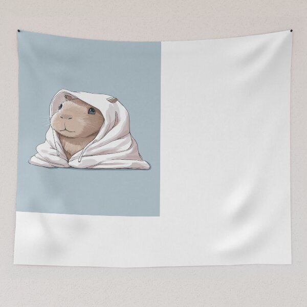 Item preview, Cute Capybara in Hoodie Chilling Animal Design designed and sold by NicolasGlowArt.
