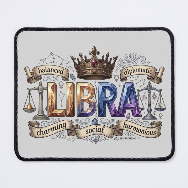Item preview, Libra Zodiac Signs, Horoscope Street Art designed and sold by BreezifyDesignStudio.