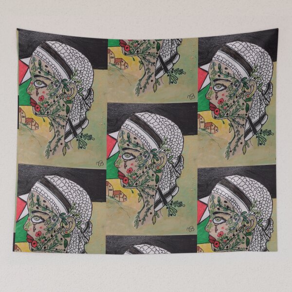 Item preview, palestinian,woman designed and sold by Valeriartist.