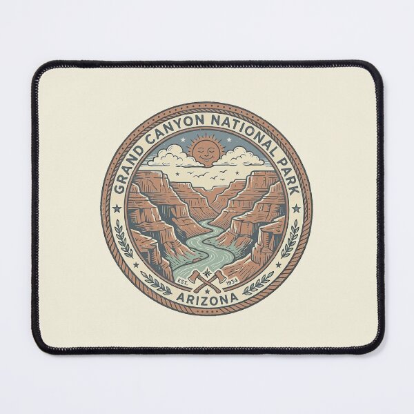 Item preview, Grand Canyon National Park Arizona Vintage Retro Badge Design designed and sold by DeeLulu.