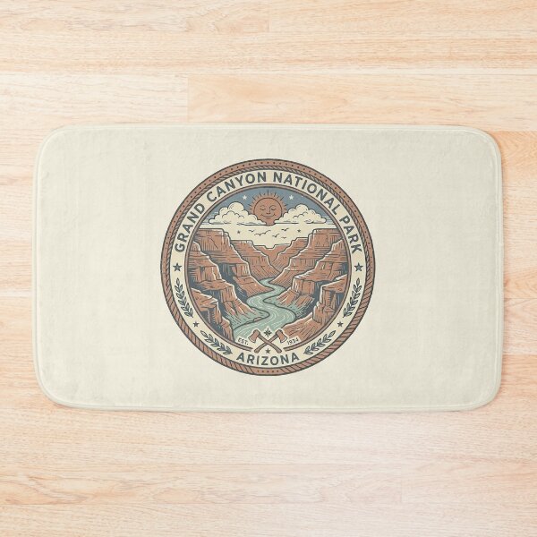 Item preview, Grand Canyon National Park Arizona Vintage Retro Badge Design designed and sold by DeeLulu.