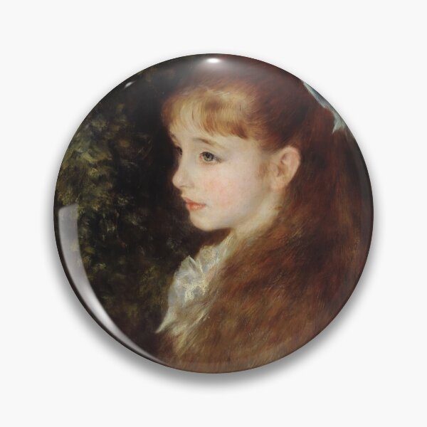 Item preview, Portrait of Irène Cahen D’anvers by Pierre-Auguste Renoir: Impressionist Fine Art Print designed and sold by artofuniverse.